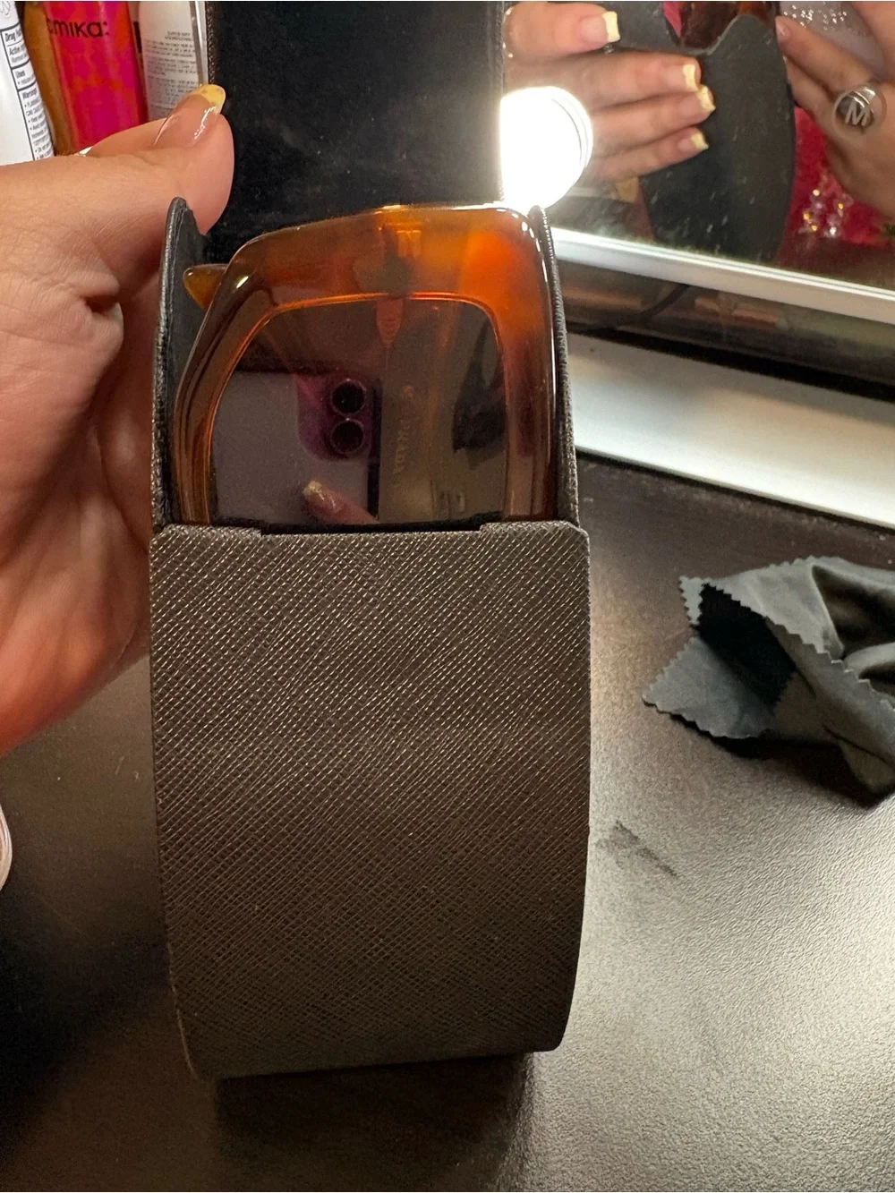 Prada Oversized Tortoiseshell Brown Square Sunglasses